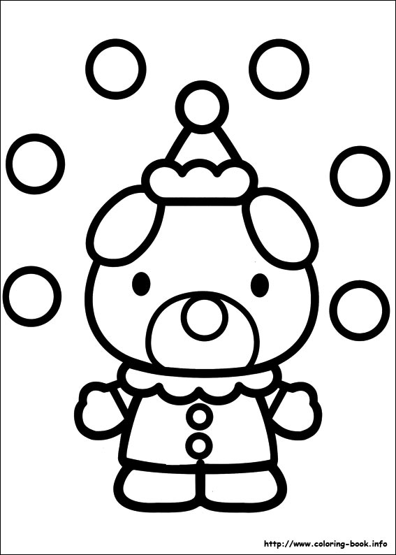 Hello Kitty coloring picture